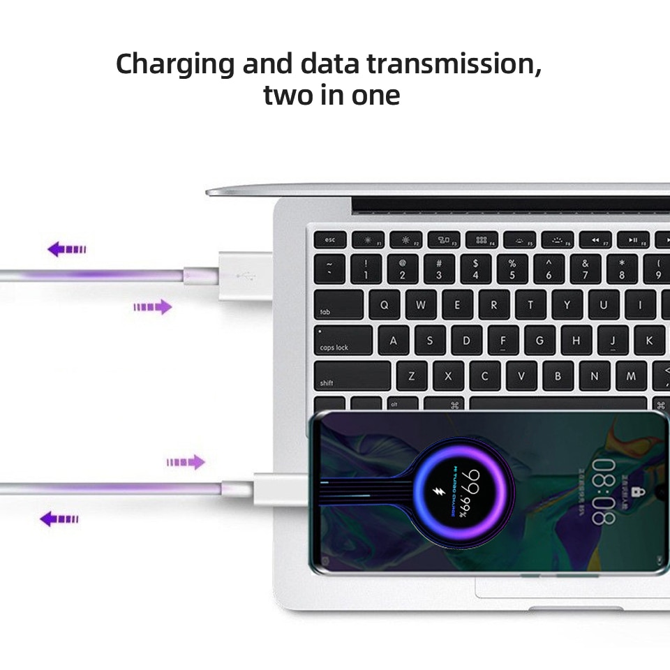 Original Type C Xiaomi Cable Charger Turbo Fast Charge For Poco M3 X3 NFC F2 Mi 11 9 Black Shark 3 Redmi Note 10 K30 TipoC 1M 2M