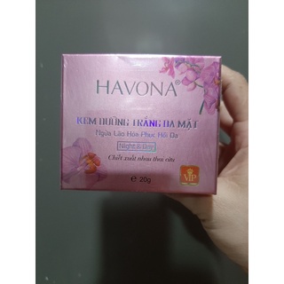 Kem Havona trắng da ngừa lão hoá phục hồi da 20g
