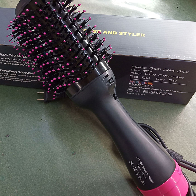 Colorfulswallowfly Hot Air Brush Ionic Hot Air Volume Brush fönbürste Easy All Hair Types CSF