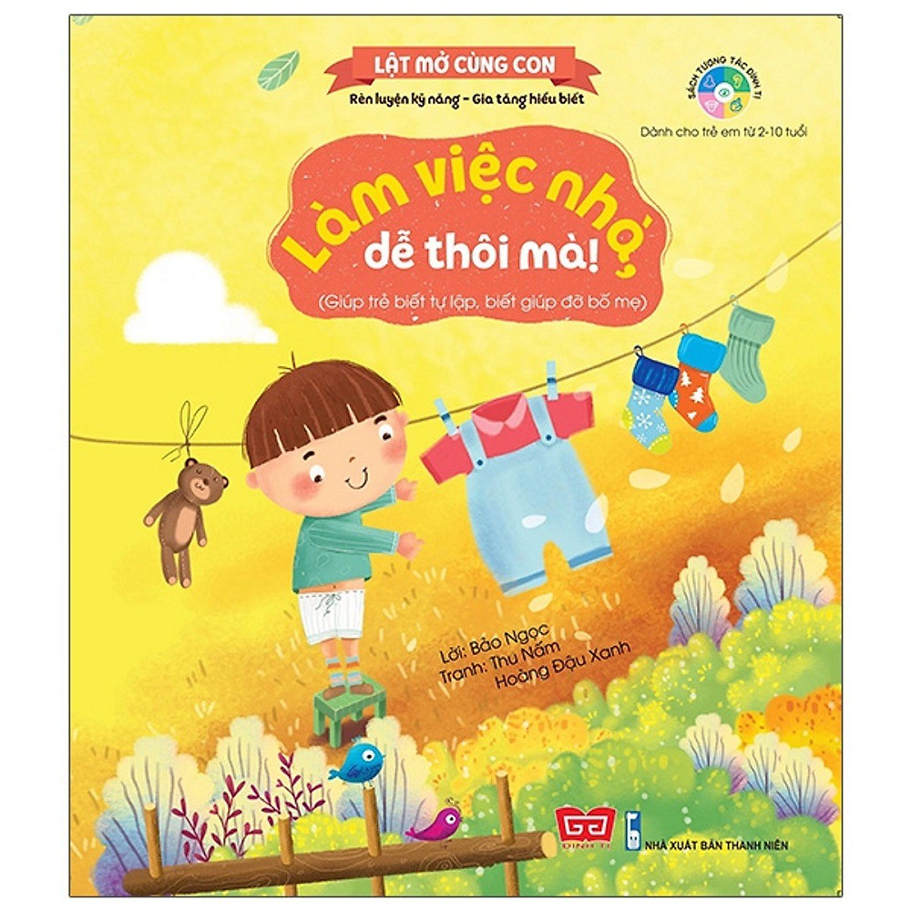 Sách - Combo: Lật Mở Cùng Con:Tự Lập Không Hấp Tấp!+Con Từ Đâu Tới?+Bình Tĩnh Chuyện Giới Tính+Làm việc nhà, dễ thôi mà! | BigBuy360 - bigbuy360.vn