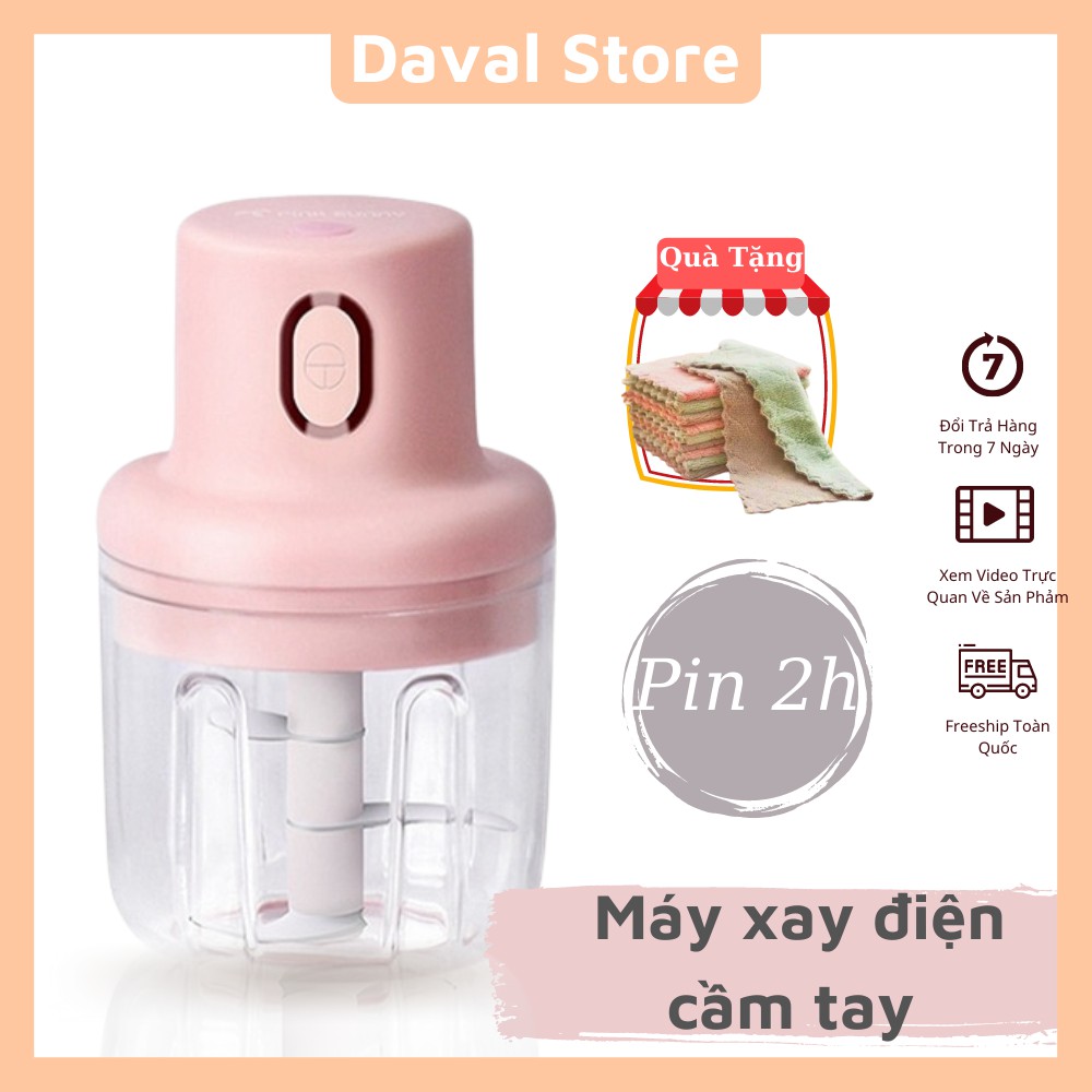 Máy xay tỏi ớt❤️SALE❤️Máy xay điện cao cấp mini cầm tay đa năng thế hệ mới tiện dụng xay mọi loại gia vị