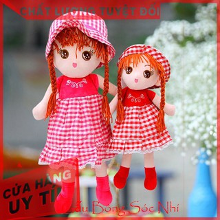 ⚡Flash Sale⚡ Gấu Bông Búp Bê Váy Kẻ Xinh Xắn