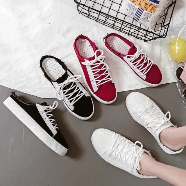 🔰Bata hở gót ulzzang, hàng nhập QC🔰Hàng order