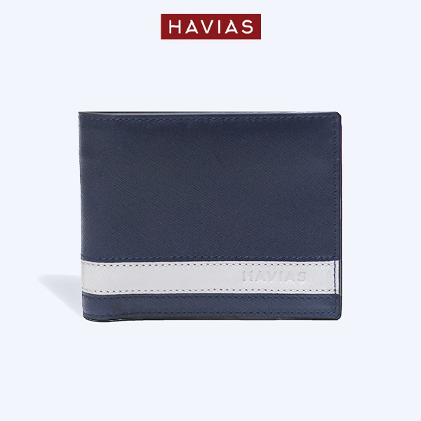 Ví da Cosmo2 HAVIAS Handcrafted Wallet Blue Navy