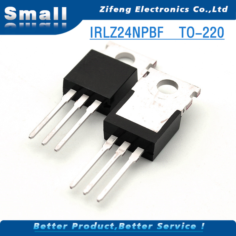 Bộ 10 Linh Kiện Bán Dẫn Irlz24Npbf To-220 Irlz24N Irlz24 To220