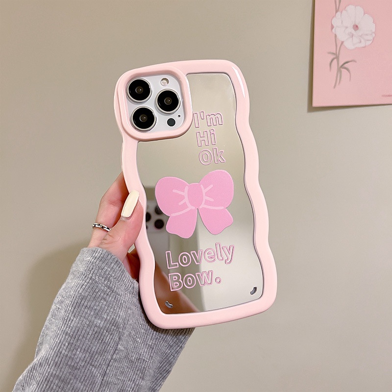 Ốp Điện Thoại Đính Nơ Xinh Xắn Cho Iphone 13Promax 12 11 7 8 14 PLUS