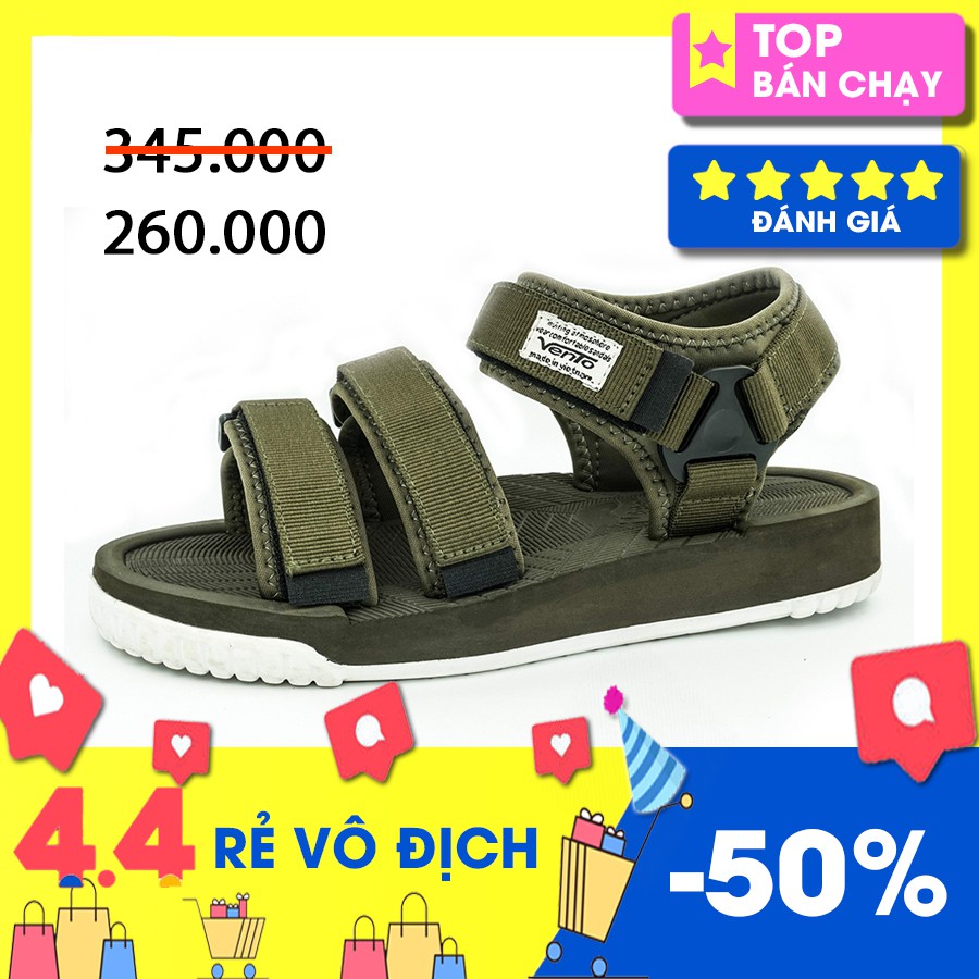 GIÀY SANDAL VENTO CHÍNH HÃNG 9801-KHAKI [ẢNH THẬT - Full size 35-44]  [GIÀY SANDAL NAM NỮ]