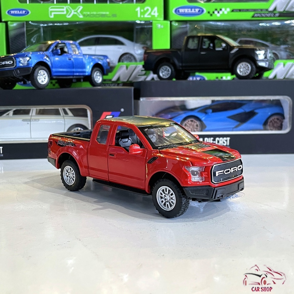 Mô hình xe bán tải Ford Ranger F150 tỉ lệ 1:32 màu đỏ