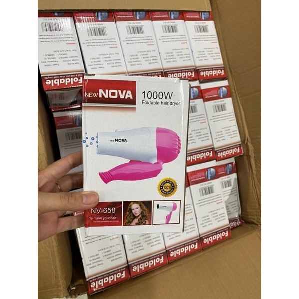 Máy sấy tóc gấp gọn Nova mini 1000w