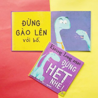 Sách - Khủng Long Nhỏ - Đừng Hét Nhé