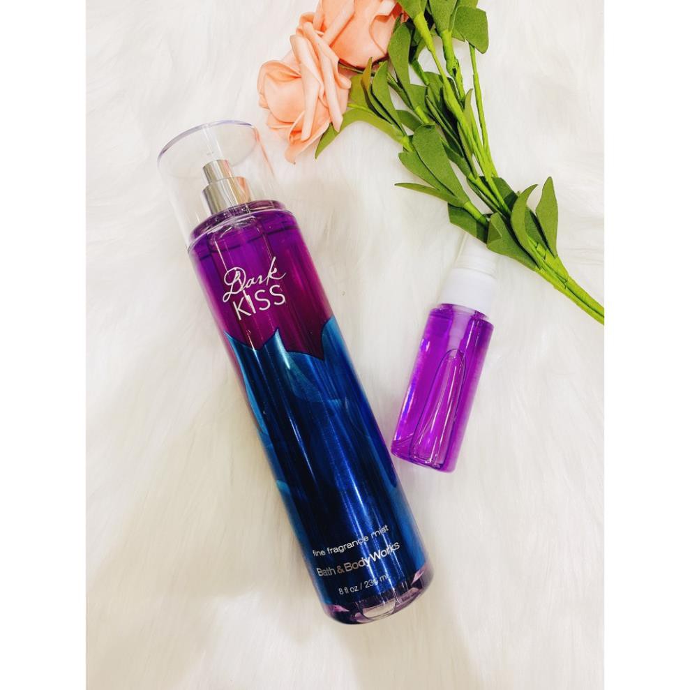 XỊT THƠM TOÀN THÂN BATH AND BODY WORKS - DARK KISS - - 3WICK STORE