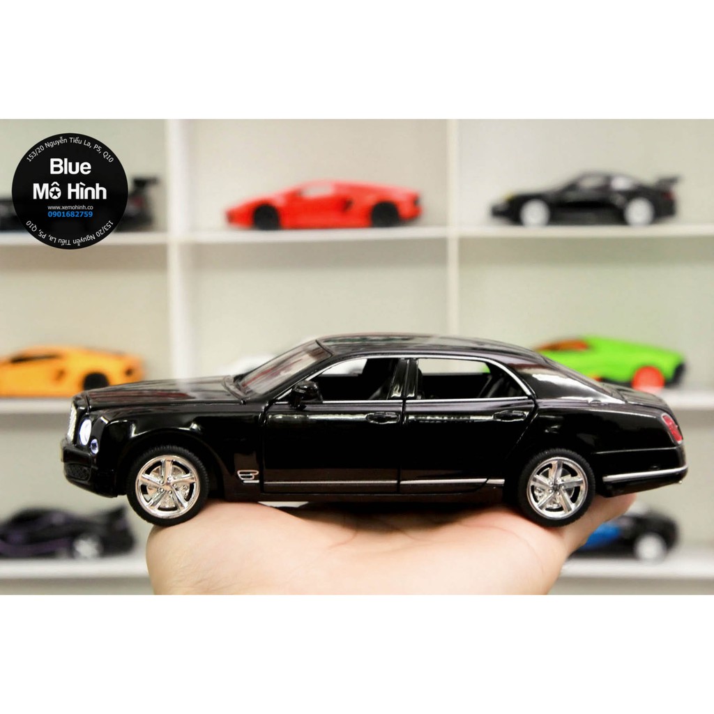 Blue mô hình | Xe mô hình Bentley Mulsanne tỷ lệ 1:32 mở hết cửa