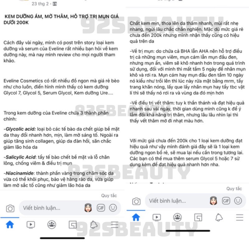 Kem dưỡng cho da mụn Eveline Glycol Therapy 7% ngừa mụn, mờ thâm | BigBuy360 - bigbuy360.vn