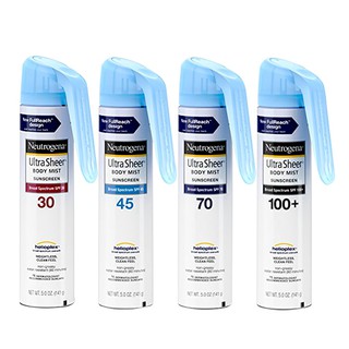 Xịt Chống Nắng Neutrogena Ultra sheer 141g - Xịt Phun Sương