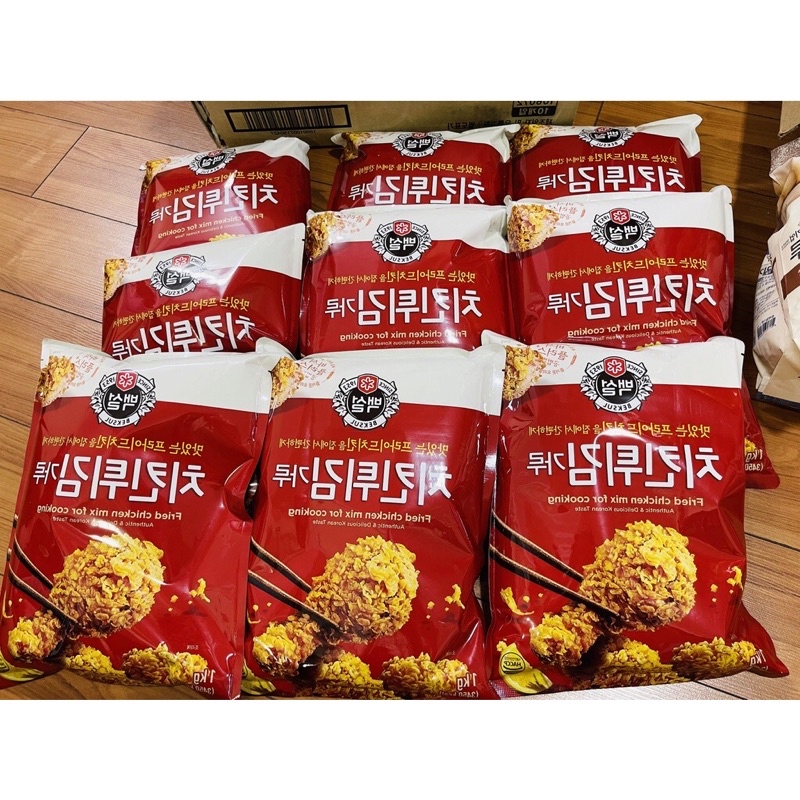 <Nhập khẩu> Bột chiên gà rán KFC Beksul Hàn Quốc gói 1kg