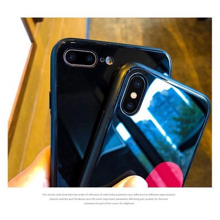 Ốp Cường Lực Tim Đỏ Đen ip6,6s,6plus,6splus,7,7plus,8,8plus,X