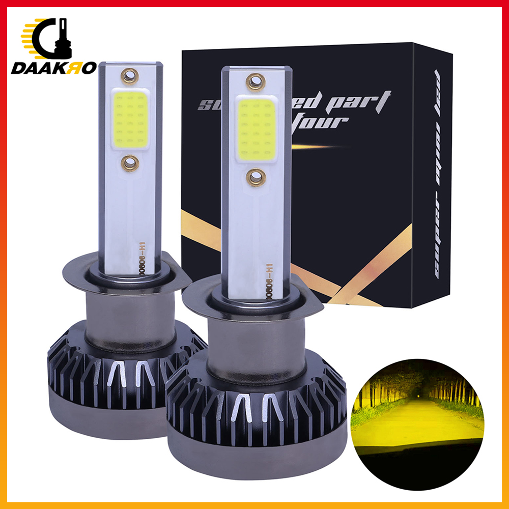 Mini Car Headlight Bulbs Auto 3000K LED Lamp Motorcycle Headlamp Fog Lamp Front Light 110W 12000LM H1 H8/H9/H11