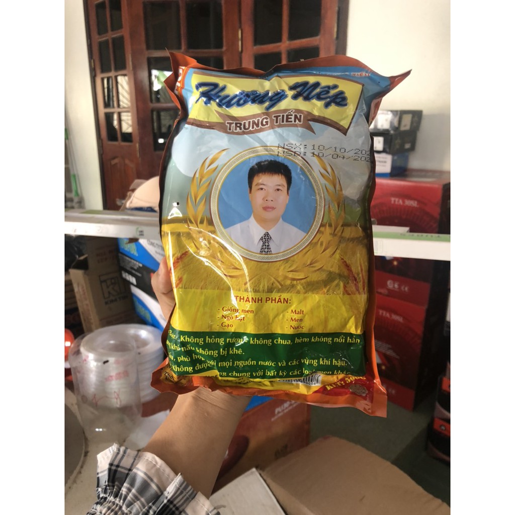 MEN RƯỢU HƯƠNG NẾP TRUNG TIẾN GÓI 500G-GIADUNG24H