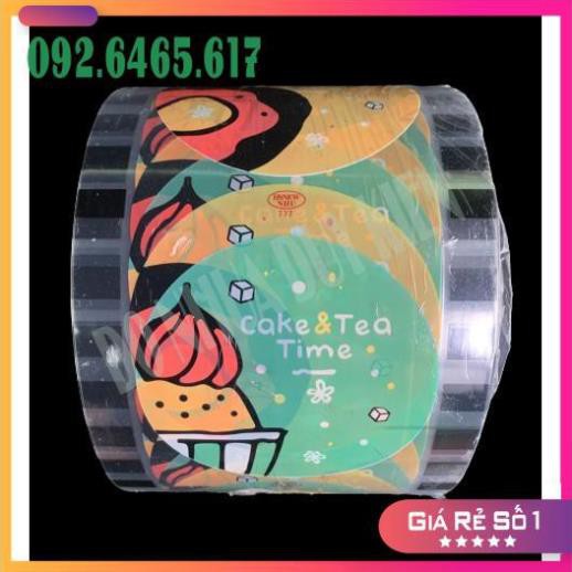 Sỉ Cuộn Màng Ép 2400 Ly Nhựa - Màng Dập Cốc In Sẵn Hình - Chọn Màu IB Shop TEA, DRINK, ĐÔI MẮT,MÀNG TRƠN ,INFINI TEA ...