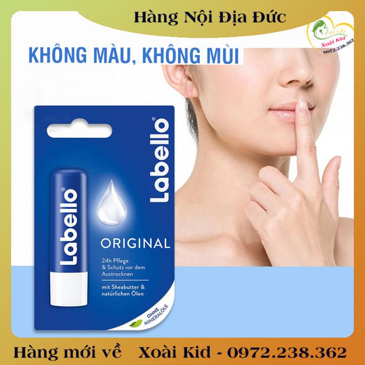 [auth] Son dưỡng môi căng mọng, mềm mịn Labello Đức [Hàng nội địa Đức Đủ Bill] [Hot]