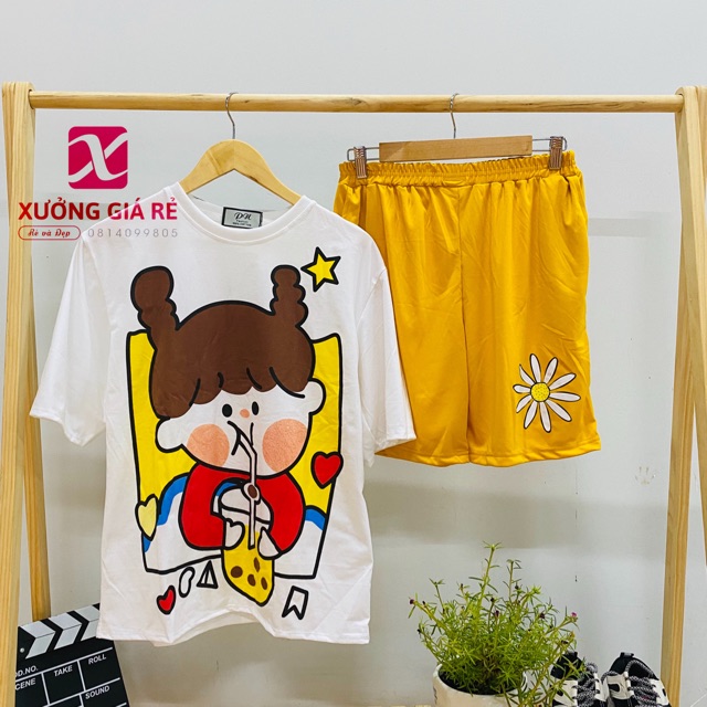 Set hoạt hình áo quần cartoon cực đẹp mẫu mới nhất