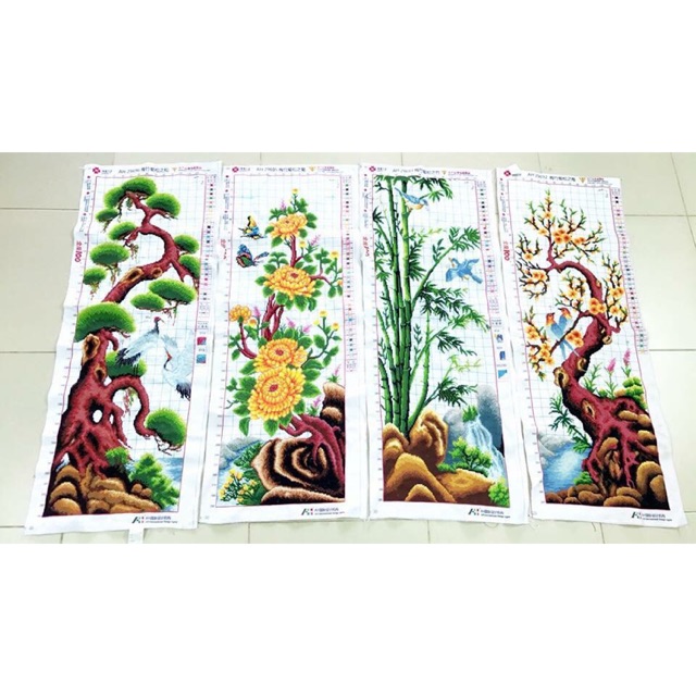Tranh thêu thành phẩm!