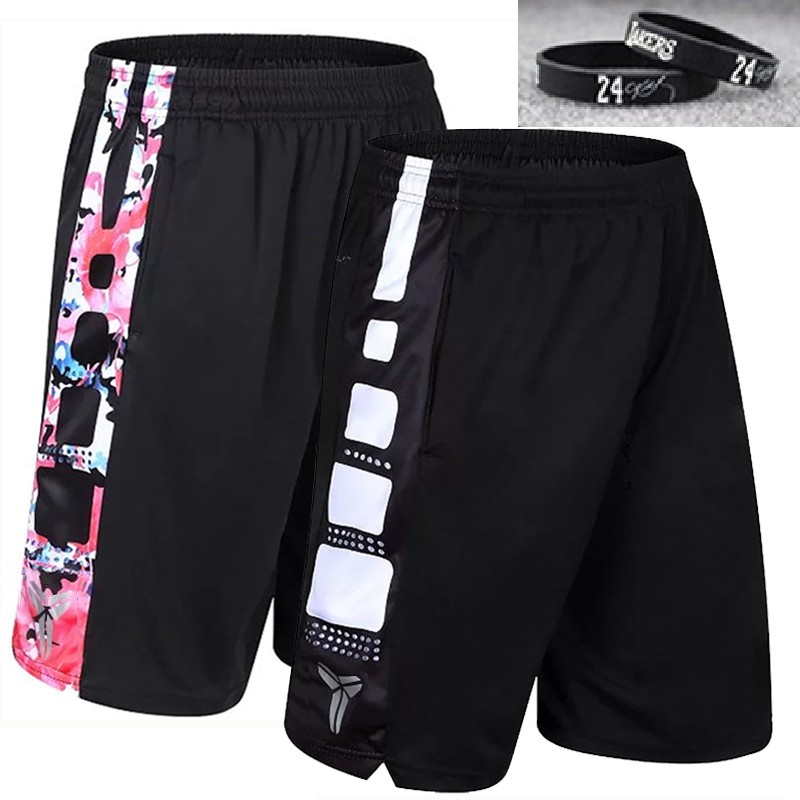 Summer New Men Casual Sports Beach Shorts The black mamba kobe basketball pants, shorts quick-drying big yards 5 minutes of pants running fitness men