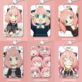 Mới Bộ Thẻ Bảo Vệ Thẻ Hình Anime Gia Đình Anya Dễ Thương