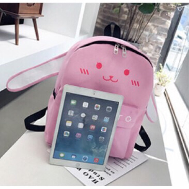 Balo Thời Trang Hàn Quốc Hình Thỏ Mèo Cute