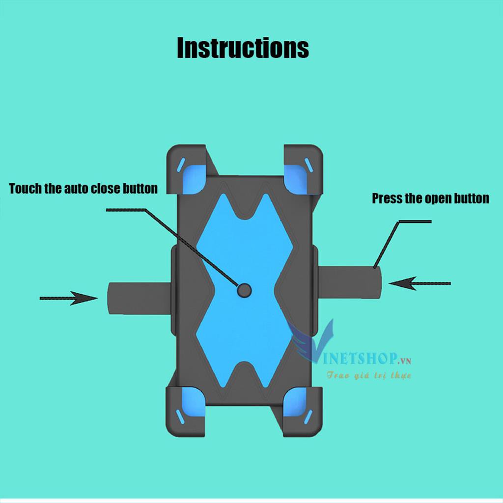 Giá Đỡ Điện Thoại Trên Xe Đạp Mẫu Mới Mã QC02 -DC3730