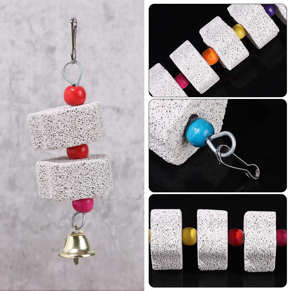 Dụng Cụ Mài Móng Cho Vẹt Cưng|Đồ Chơi Dạng Lồng Chứa Khoáng Chất Trang Trí Lồng Nuôi Thú Cưng