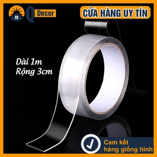 Keo 2 mặt siêu dính, cuộn keo silicon trong suốt loại tốt dày 2mm