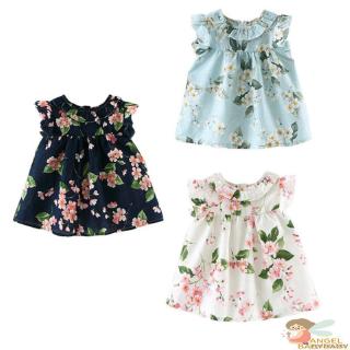 Đầm bé gái in hoa phong cách lolita