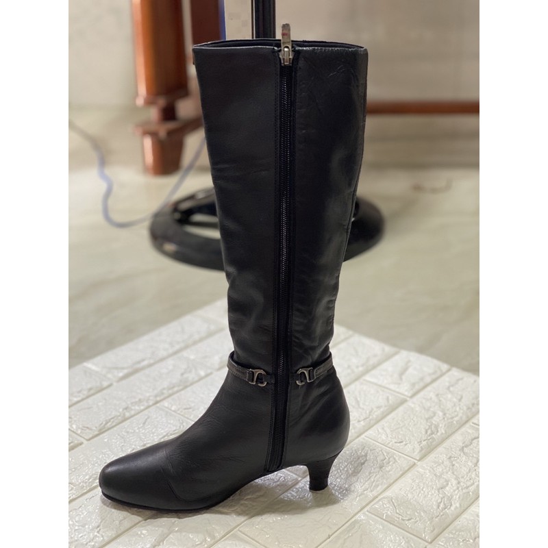 Giày bốt dài Nhật da thật