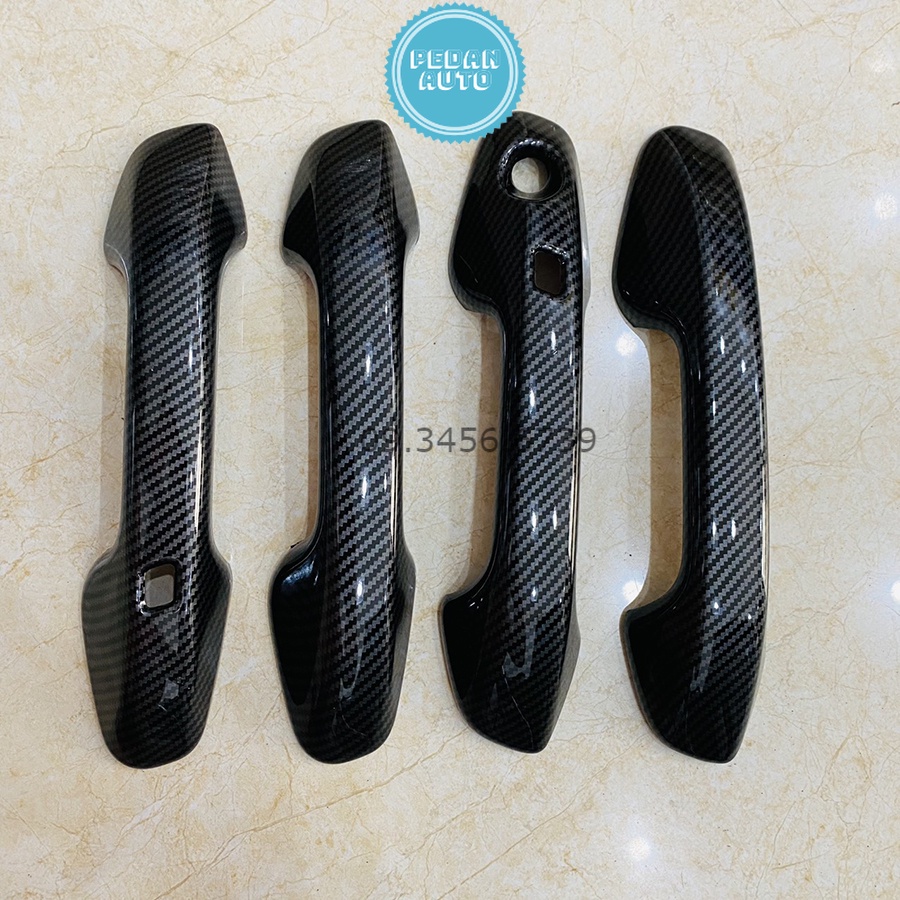Ốp Tay Cửa Và Hõm Cửa Xe Kia Sonet 2021 2022 2023 Mẫu Carbon Cao Cấp,  Chống xước tay cửa làm đẹp cho xe