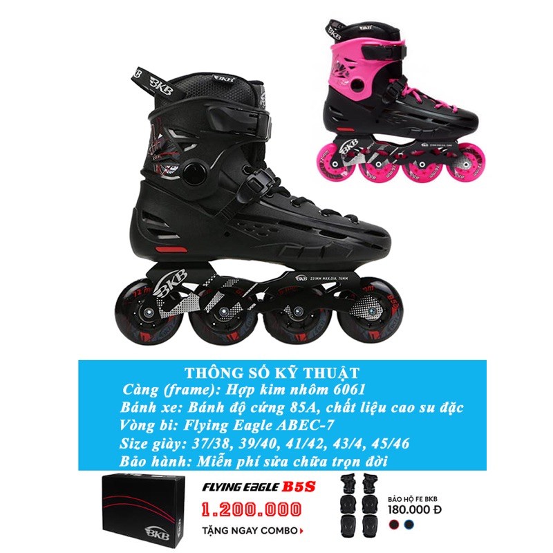 Giày Patin Flying Eagle B5S tặng túi đựng giày 200k