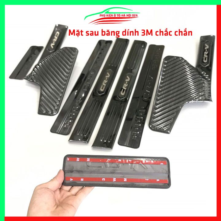 Ốp bậc cửa nẹp bước chân TITAN ô tô Honda CRV 2018-2023 chống trầy bảo vệ xe