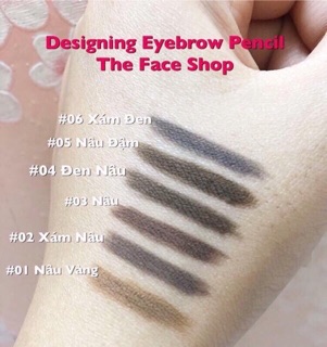 Chì kẻ mày 2 đầu The Face Shop