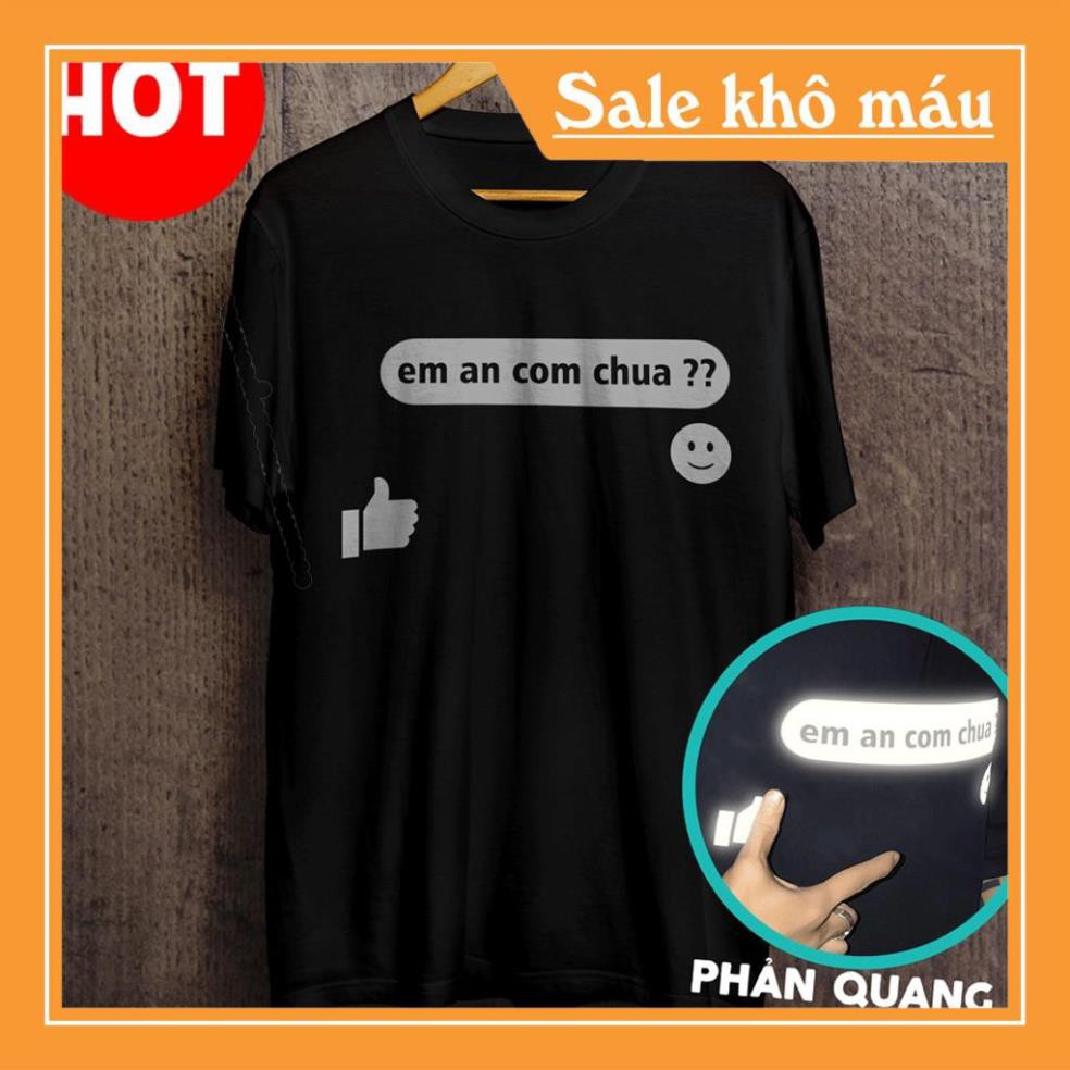 Mẫu HOTÁo thun unisex em ăn cơm chưa in phản quang giá siêu rẻ nhất vịnh bắc bộ