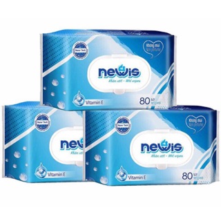 (KM) KHĂN ƯỚT NEWIS 80/ 100 tờ hàng cao cấp