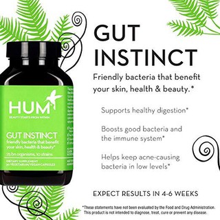Hum nutrition gut instinct- probiotic mạnh cân bằng tiêu hóa