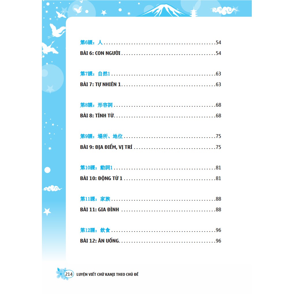 Sách - Luyện viết chữ KANJI theo chủ đề (để kỳ thi tiếng Nhật trở nên đơn giản)