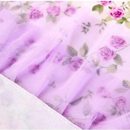Khăn Trải Bàn Chống Bụi Phối Ren Xinh Xắn 365 Ốp