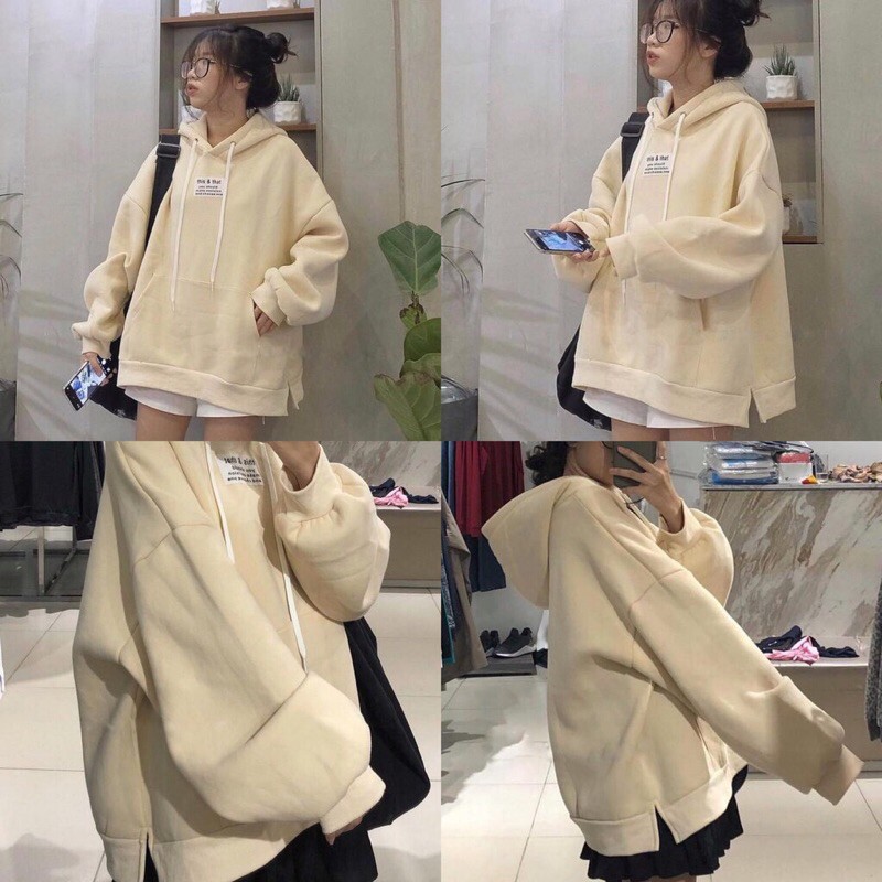 Áo Hoodie Nỉ Dài Tay Unisex TAG KEM( Có Video, Ảnh Thật)