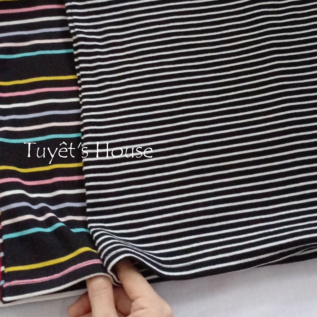 ÁO DÂY NGANG CROPTOP SỌC CHẤT GÂN MỀM TUYẾT'S HOUSE