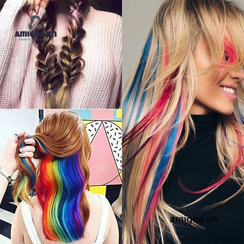 ✨✨Tóc giả xoăn dài có  tùy chọn thời trang kiểu Hàn cho nữ