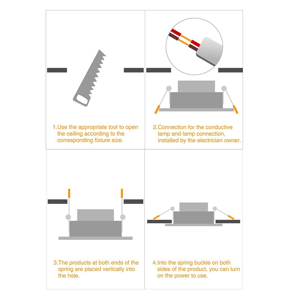 Đèn LED Siêu Mỏng DC AC 12v 24v 36V 48V 6W 9W 12W 15W 24W Dành Cho Tàu Thuyền