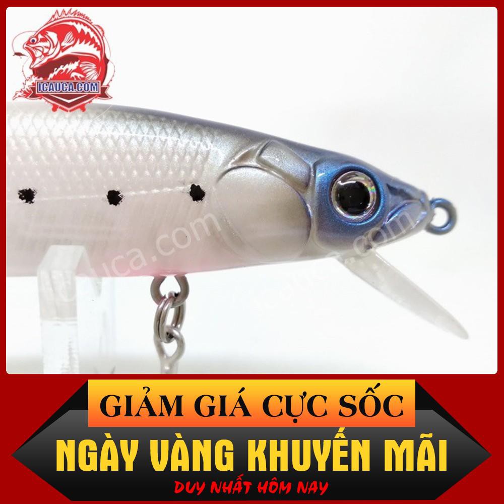 [Siêu Sốc] IC110 Minnow Trắng 15g lưỡi Owner mồi lure giả câu cá chẽm nhồng mú hiệu quả cao giá rẻ