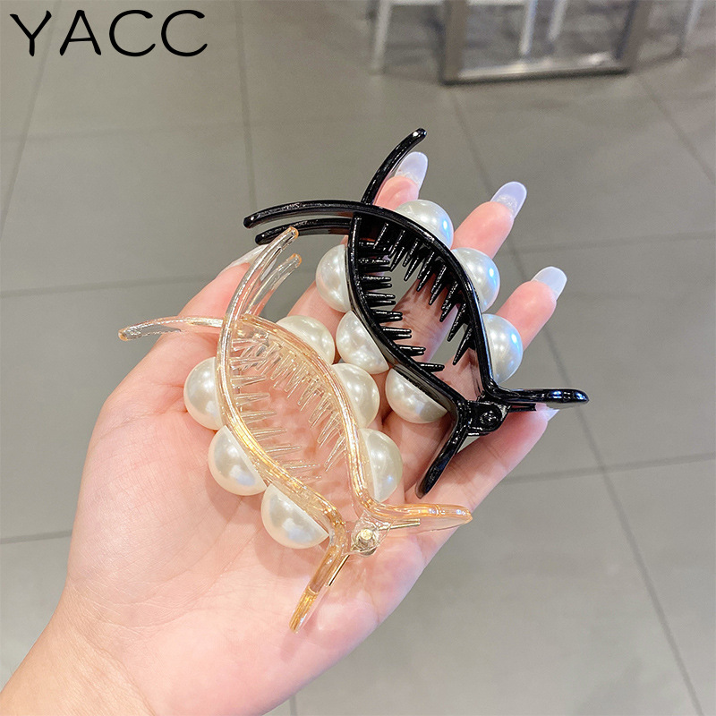 Kẹp Tóc Nữ Đính Ngọc Trai Thanh Lịch Thời Trang Phong Cách Hàn Quốc