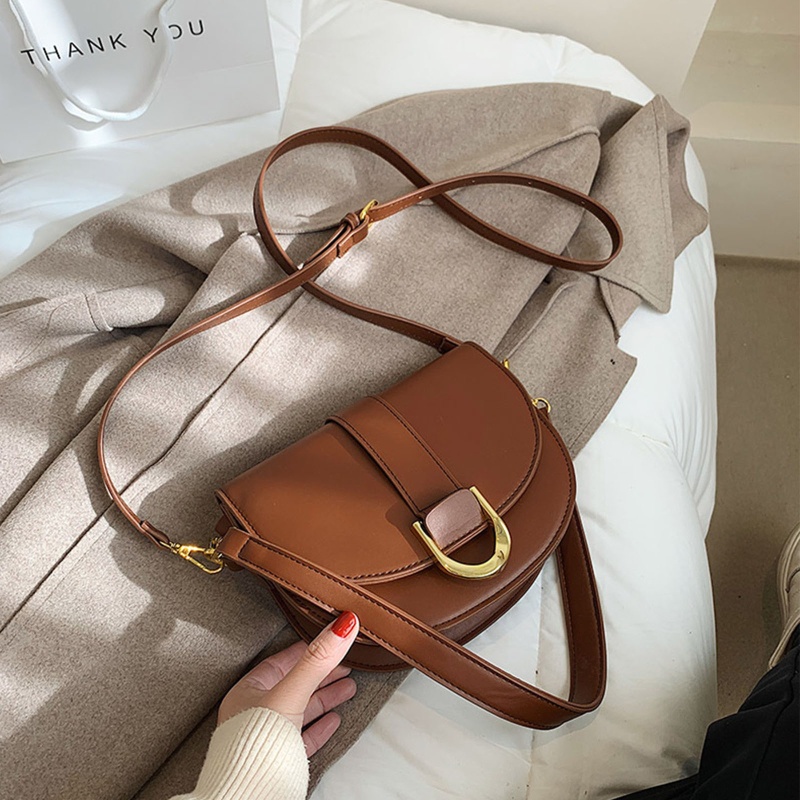 Túi Xách Da PU Kẹp Nách Phong Cách Cổ Điển Thời Trang Cho Nữ